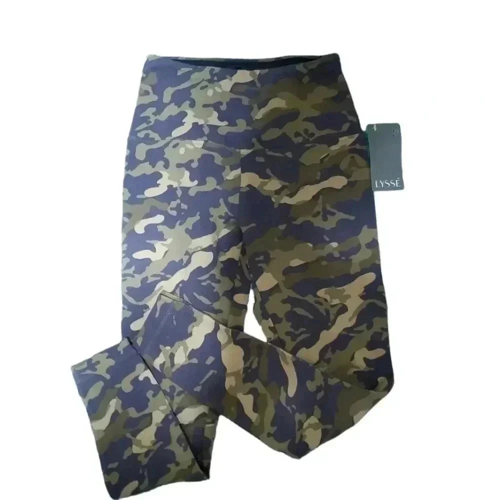 Nwt! Lysse Patterned Signature Ponte Center Seam Leggings$88 - Picture 3 of 5